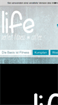 Mobile Screenshot of lifefitness-offenburg.de