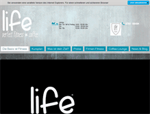 Tablet Screenshot of lifefitness-offenburg.de